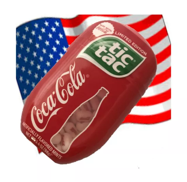 Coca cola Tic Tacs Limited Edition singular pack 24g, 50 count