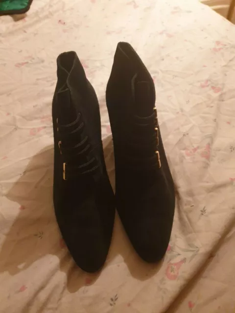 Bottines pour femme en daim