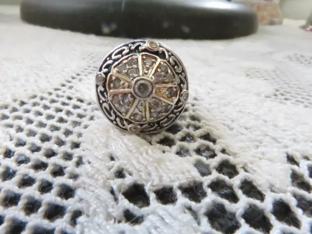 Vintage or Antique Victorian style Art Deco White Gold Diamonds