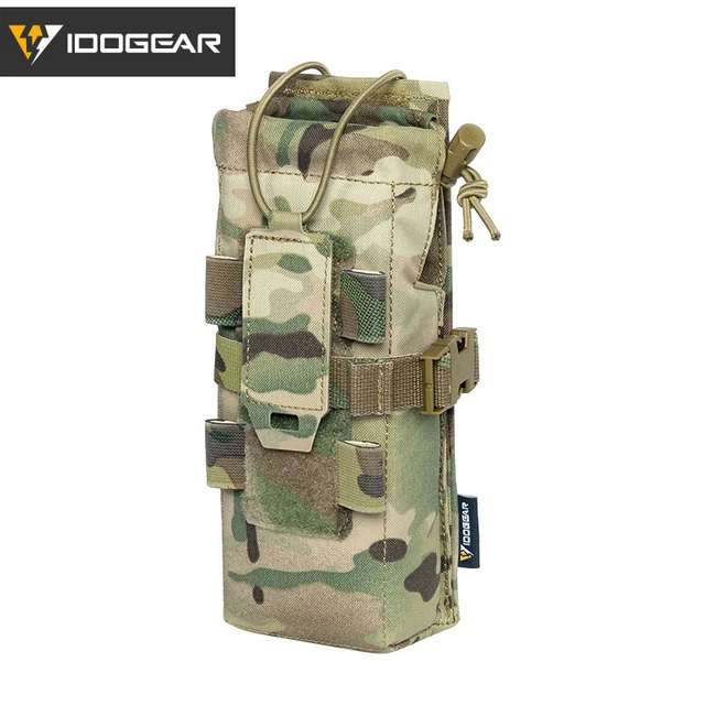 Borsa universale tattico Prc-152 radio, pacchetto Walkie Talkie Bag Molle Vest Side Bag, Drop-Down/Tilt-Out Walkie-Talkie Pouch per Airsoft Cs Game