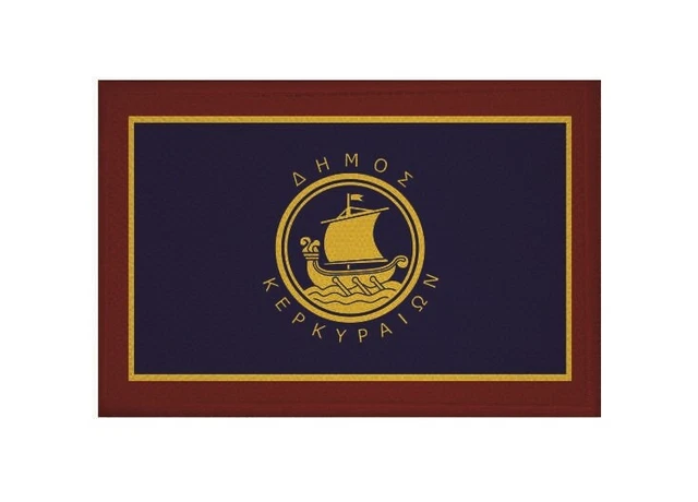 U24 Monaco Flag Iron On Patch 9cm x 6cm