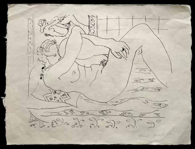 Henri Matisse, Litografía - 1960 ( Nudo Picasso Munch Chagall)