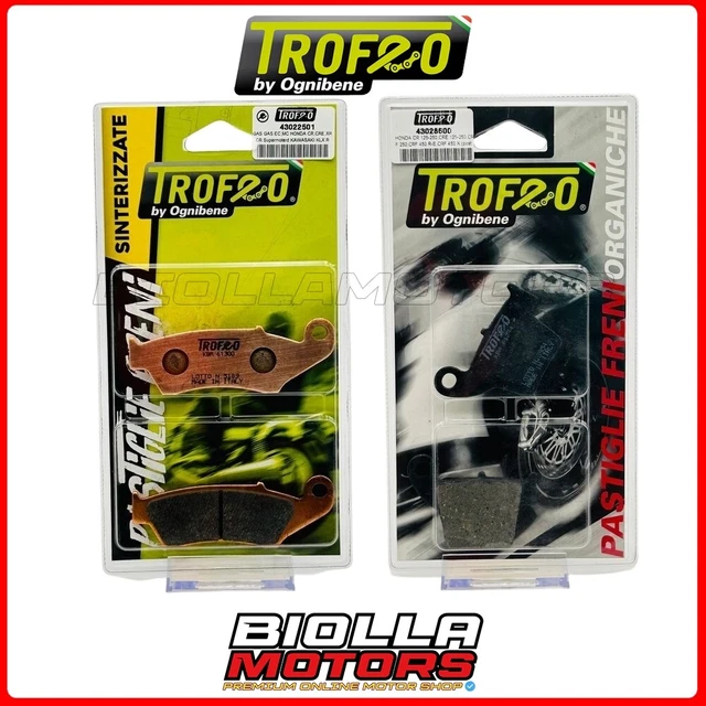TRW MCB582SI Kit Pastiglie Freno Sinterizzate Offroad Per Quad E Moto – Per Assale Anteriore E Posteriore, Composto Metallico