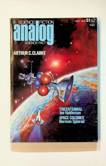 Analog Science Fiction/Science Fact Vol. 96 #7 VG 1976