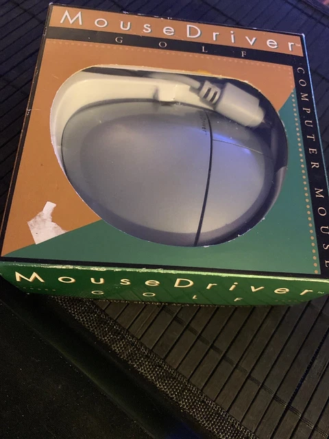 PS/2 Wired "Mouse Driver" Golf Club Driver Shaped Novelty Computer Mouse