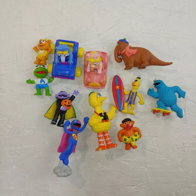 VTG applause Muppets Sesame Street PVC plastic toy assorted 11 lot McDonald's