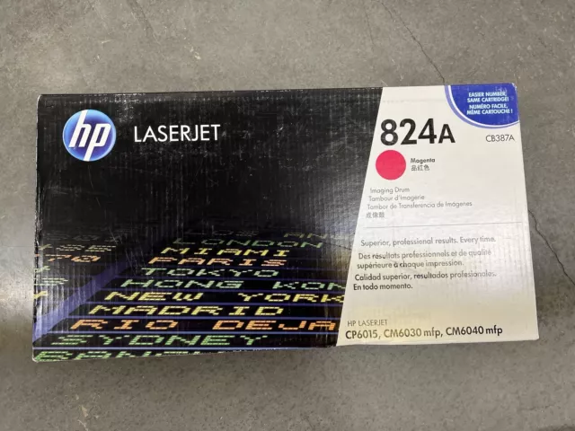 HP 824A Drum Imaging Drum CB387A, Magenta for HP Color LaserJet CM-6030