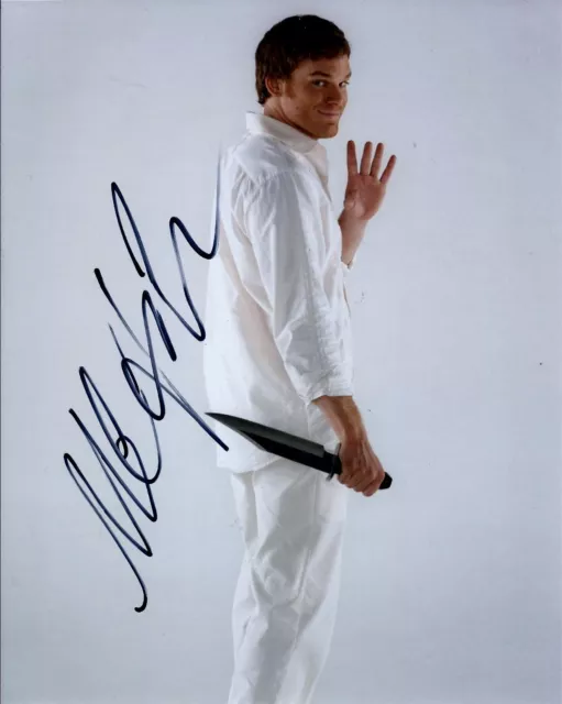 Michael C Hall signed Dexter 8x10 photo RARE - Photo Proof - Six Feet Under