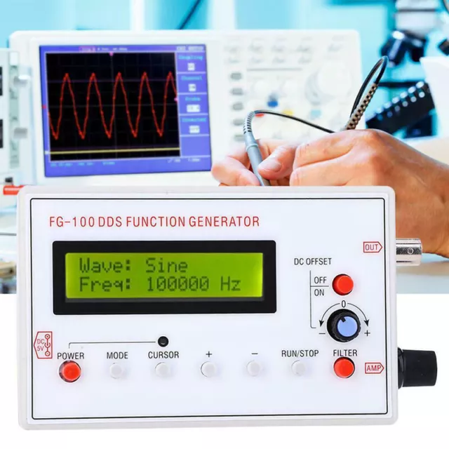 FG-100 DDS Function Signal Generator Module Good Accuracy Frequency Counter .Q1