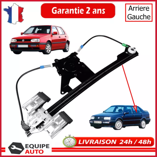 Lève vitre électrique Arrière Gauche VW Golf 3 III Vento Mécanisme 1H4839461