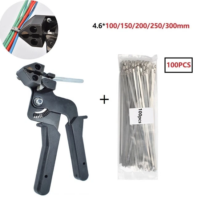 YOSOO Pince de fixation pour attaches de câble Pistolet de Cravate de