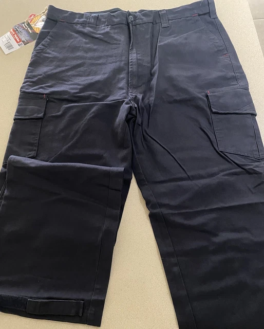 2 X HARD Yakka Work Cargo Pants, Gen Y2 Size 107R, Elastic Waist Band
