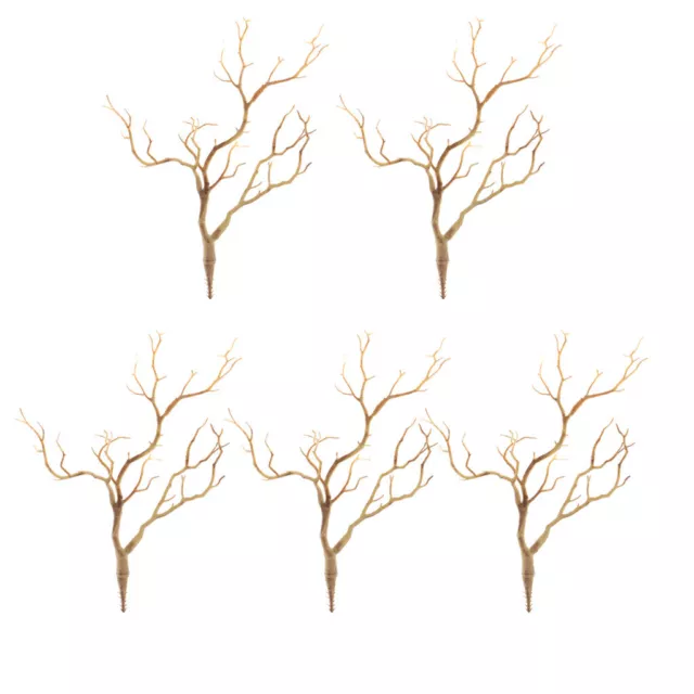 5x Künstliche Zweige Kleine Bäume Zweig Zweig Tischdekoration Kaffee