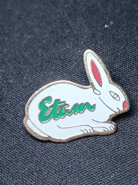 Pin's vintage pins Collector publicitaire lapin Etam CJ21