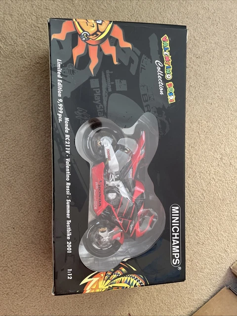Xe mô hình HONDA RC211V Summer Testbike 2001 V. Rossi MINICHAMPS tỉ lệ