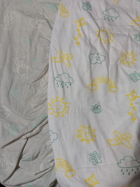 Guava Lotus Bassinet Sheets - 100% Organic Cotton (LOT OF 2)  NEW NO TAGS