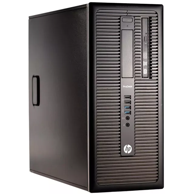 HP Desktop Computer Intel Core i3 8GB RAM 500GB HDD Windows 10 PC Wi-Fi DVD-RW