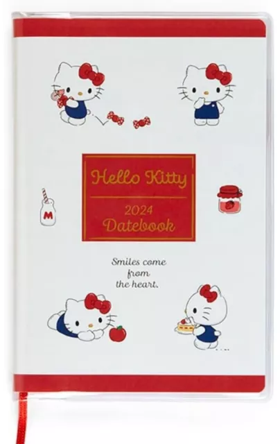 Sanrio Hello Kitty A5 Date Book Diary Planner 2024 Schedule Book Monthly From JP