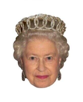 Rubie’s QUEEN01 Masque de la Reine Élisabeth Taille Unique 