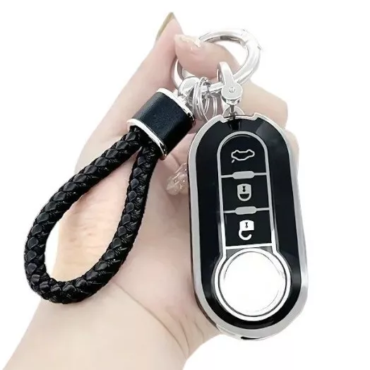 Horseshoe Buckle Car Keychain Keyring For MAZDA DODGE JAGUAR FIAT