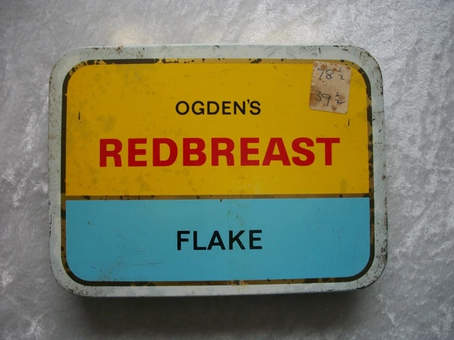 ogden's redbreast flake tobacco tin VINTAGE OGDENS REDBREAST Flake Tobacco Tin £2.24
