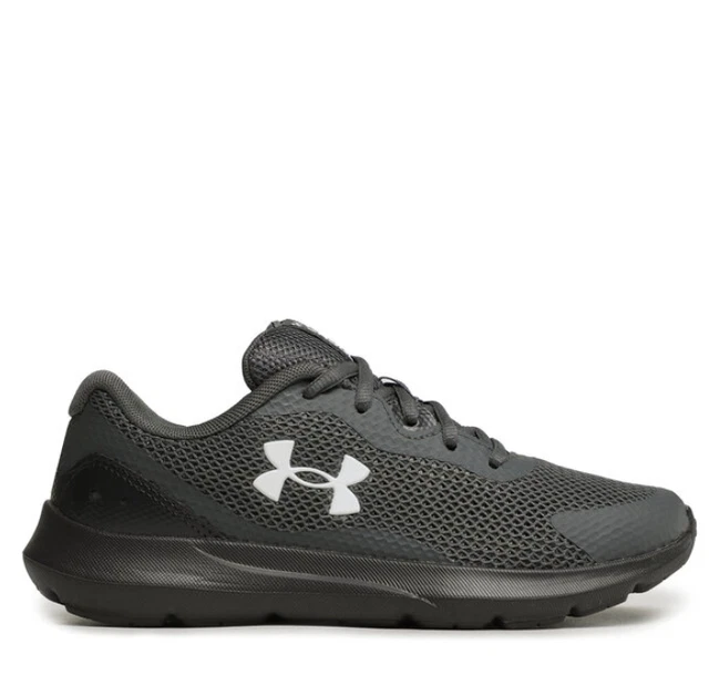 Under Armour Surge 3 Running Shoes Boys Grey UK 3 US 3.5Y *REFCRS164