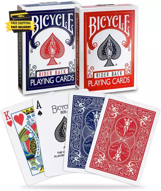 Rider Back Playing Cards, Standard Index, Poker Cards, Premium Playing Cards, 2