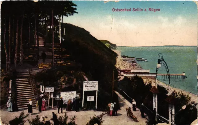 CPA AK Insel RÜGEN SELLIN Ostseebad GERMANY (670064)