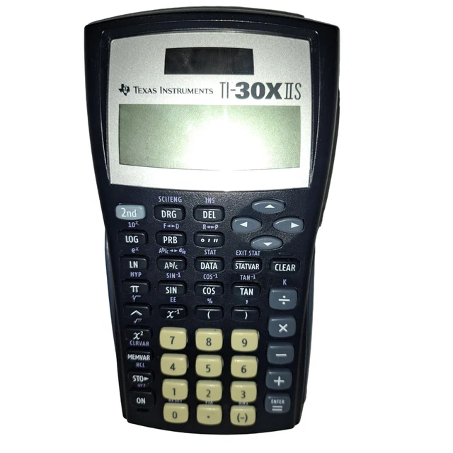 TEXAS INSTRUMENTS TI-30X IIS Two-Line Scientific Calculator High School ...