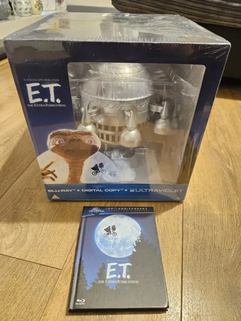 E.T Film Blu-Ray Spaceship Digibook Limited Edition New SEALED 100th Anniversary