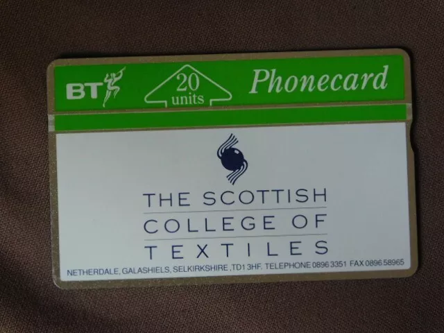Kaart MINT Ongebruikt UK - Scottish College of Textiles