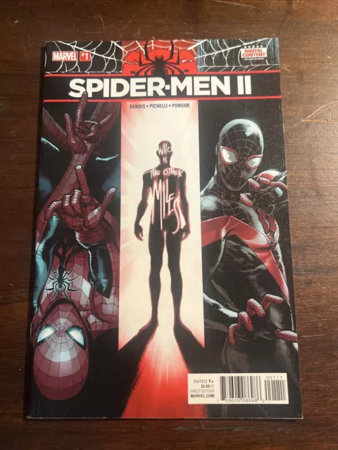 SPIDER-MEN II #1 (Marvel Comics 2017) -- 1st Appearance EVIL MILES MORALES