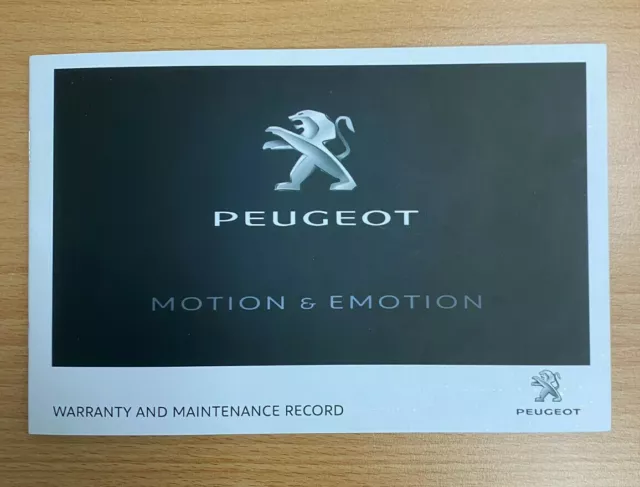 Original leer Peugeot Partner Service Geschichtsbuch | für ALLE PEUGEOT Modelle