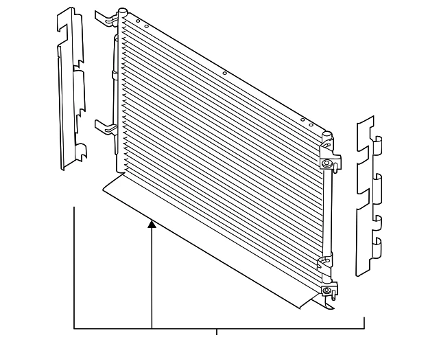 Genuine Ford Condenser JR3Z-19712-A