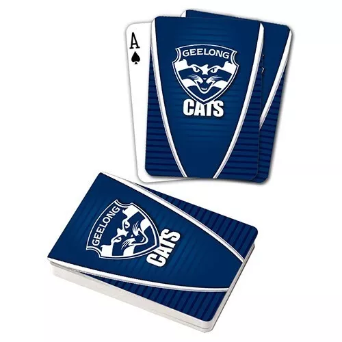 Afl Geelong Cats Playing Cards Gift Boxed , Black Jack , Poker