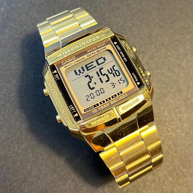 CASIO Databank Watch Gold DB360