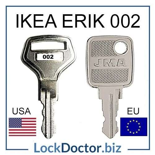 IKEA STEEL REPLACEMENT Key (Both Types of IKEA ERIK 002 Keys) Multi Drawer Units £3.45 PicClick UK