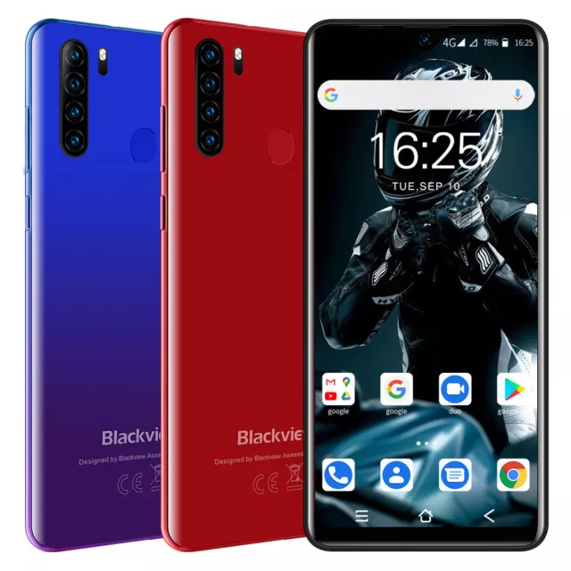 Blackview A80 Plus Unlocked Cell Phones 4GB+64GB /SD 128GB Expandable Smartphone