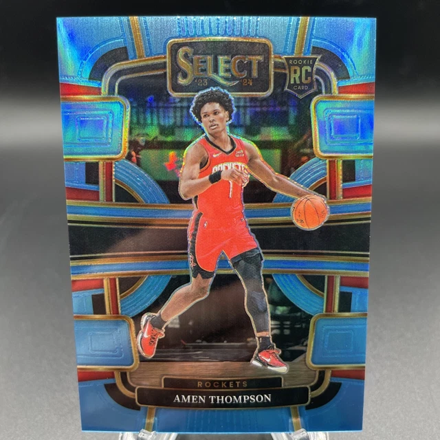 Nba Select 2023-24 NBA SELECT Amen Thompson Concourse Azzurro Rookie/299 #96 ...