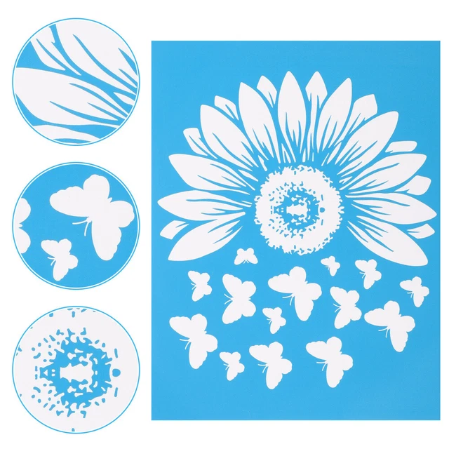 5 blätter Zarte Diy Druck Schablone Für Druck Handwerk Hause 2