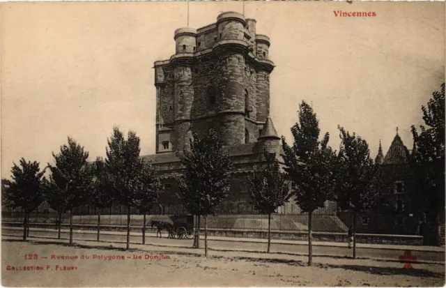 CPA Vincennes Avenue du Polygone Le Donjon (1347480)