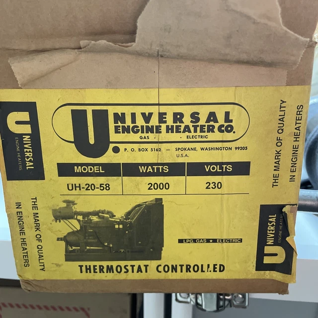NEW UNIVERSAL Engine Heater, 1000W 120V 75.00 PicClick
