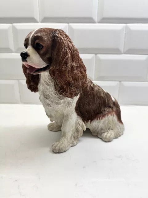 Cavalier King Charles Spaniel Figurine Home & Garden Decor By Danbury Mint