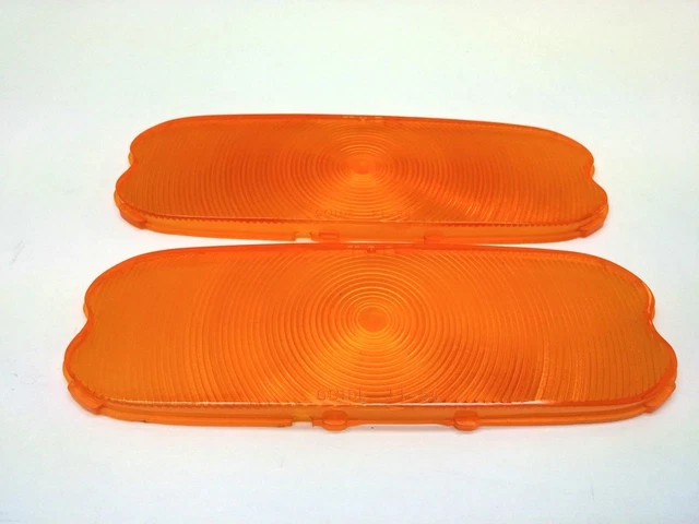 Trim Parts 1966-67 Chevrolet Chevy II/Nova Amber Parking Light Lens, Pair