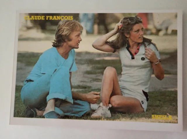 carte postale Claude François Sheila