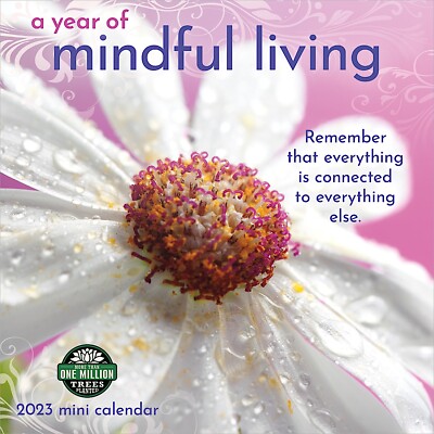 AMBER LOTUS MINDFUL Living 2023 Mini Calendar w $9.99 - PicClick
