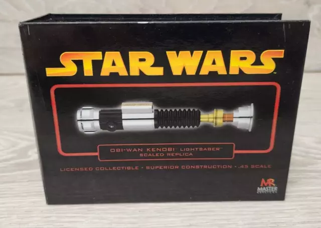 Star Wars Obi Wan Kenobi .45 Scale Replica Lightsaber MR Master Replicas New