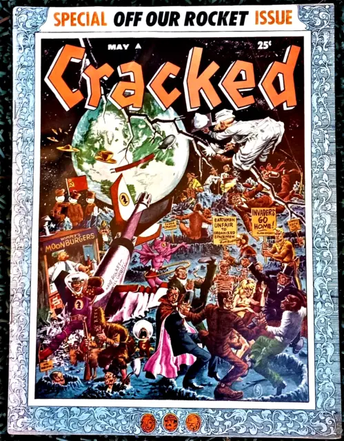CRACKED Magazine #9 May 1959! FINE! 6.0! SUPER SHARP! TIGHT! H-T-F! $0.99 Start!