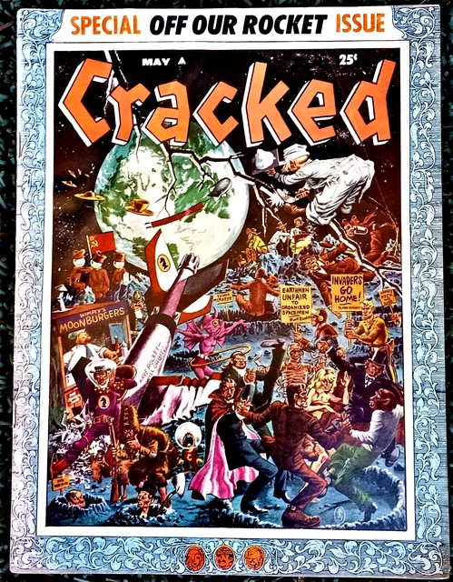 CRACKED Magazine #9 May 1959! FINE! 6.0! SUPER SHARP! TIGHT! H-T-F! $0.99 Start!