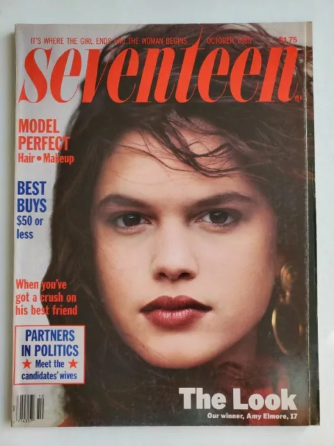 October 1988 SEVENTEEN magazine Amy Elmore WINONA RYDER Like NEW